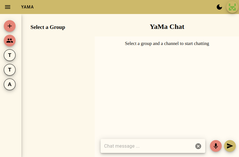 Chat page